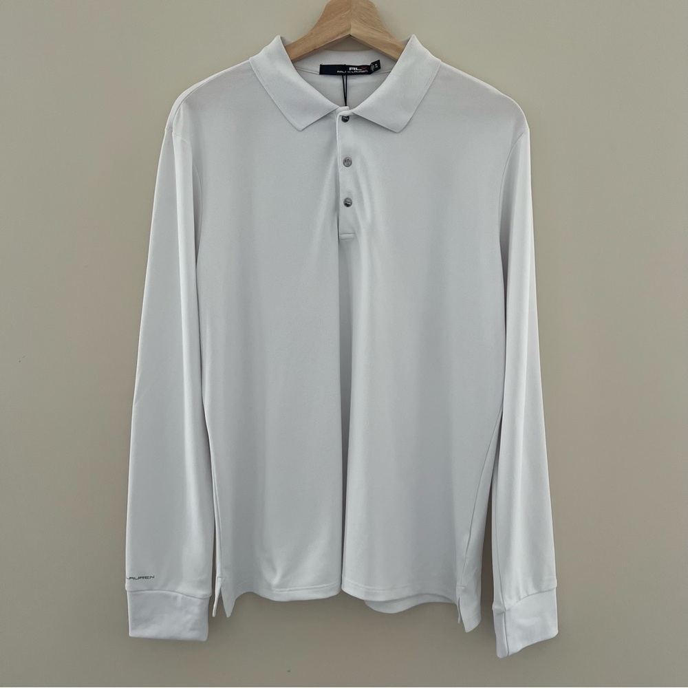 Ralph Lauren Women's White Performance Long Sleeve